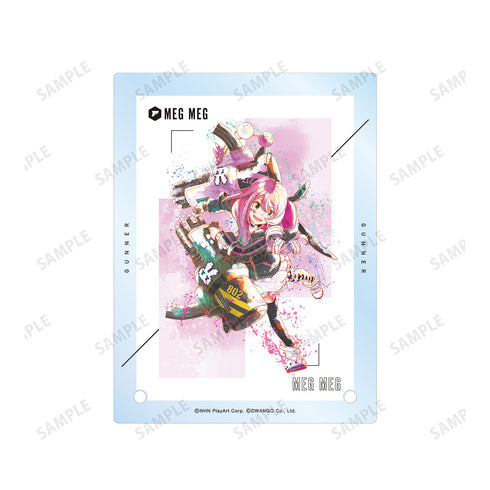 『#コンパス 戦闘摂理解析システム』メグメグ Ani-Art aqua label A6アクリルパネル